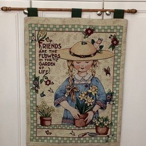 Mary Engelbreit Daffodil Girl Wall Hanging. Excellent condition. Smoke free home